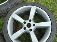 Grajewo ogłoszenia: Sprzedam felgi z oponami 18 z bmw e39 - zdjęcie