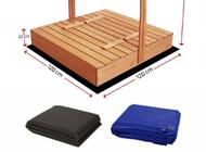 Grajewo ogłoszenia: Sprzedam piaskownicę zakrywana z daszkiem 120x120 cm nowa w kartonie - zdjęcie