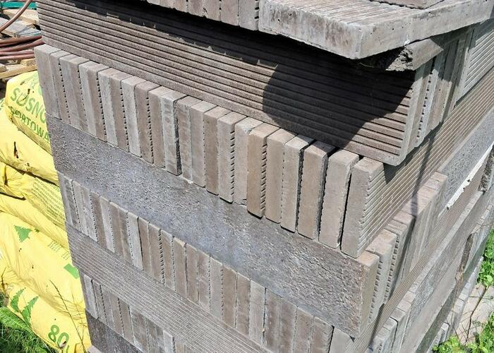 Grajewo ogłoszenia: Sprzedam ok 30m2 deski tarasowej ryflowanej z betonu...